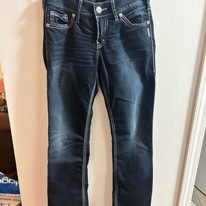 Silver Jeans Women's Deep Indigo Skinny Jeans Sz 26/31‎